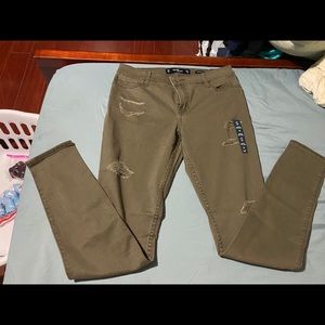 Military green Hollister jeans